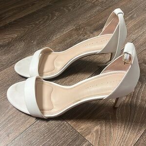 Kelly & Katie, White Heels, Size 10 Women's US